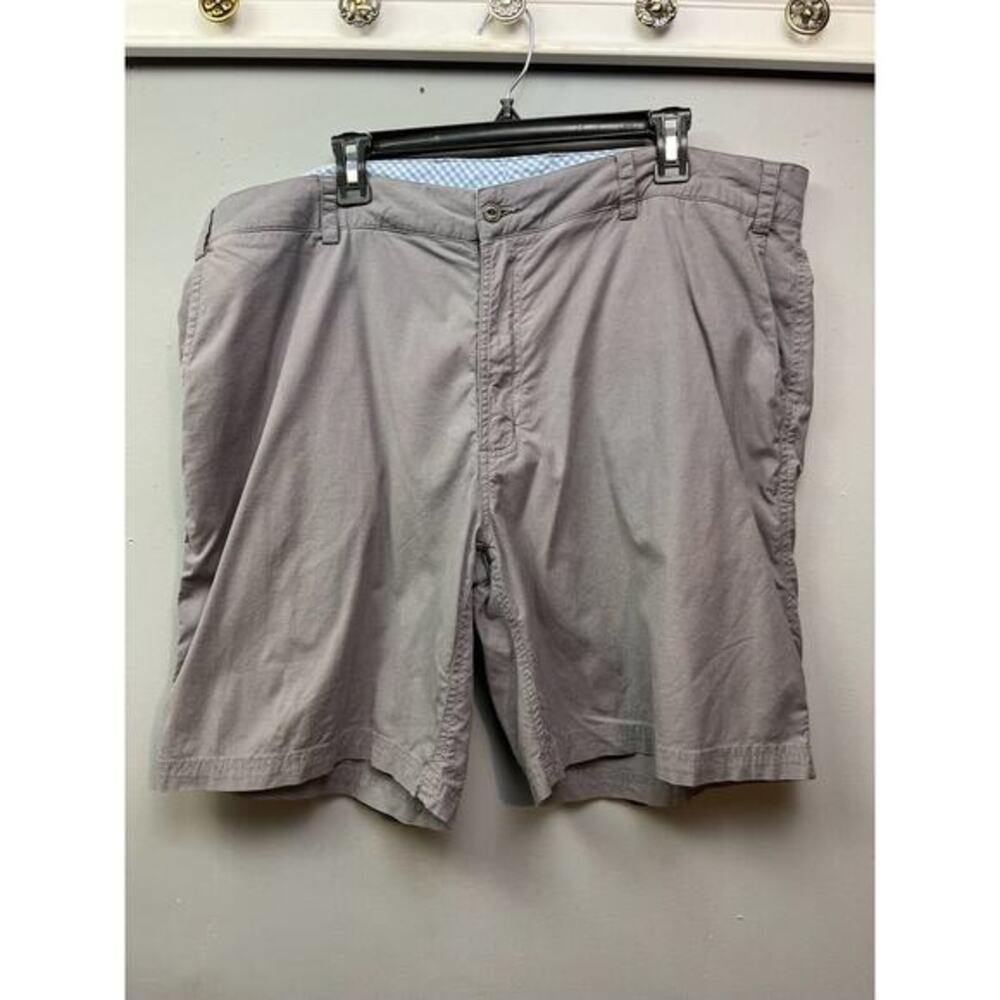 Tasc Performance Flat Front Shorts Men's Size 42 Gray Organic Cotton Golf‎